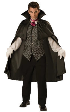 InCharacter Costumes Mens Midnight Vampire Costume All Themes