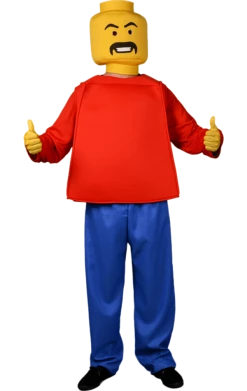 Body Republic Adult Mr Block Head Morph Costume