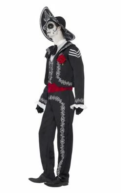 Smiffys Mens Day Of The Dead Senor Bones Costume All Themes