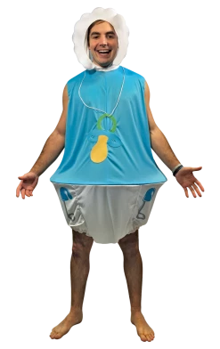 Rasta Imposta Adult Baby Hoopster Costume All Themes