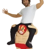 Body Republic Adult Wrestler Piggyback Costume 2 Body Republic Adult Wrestler Piggyback Costume