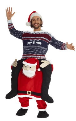 Body Republic Piggyback Santa Costume All Themes