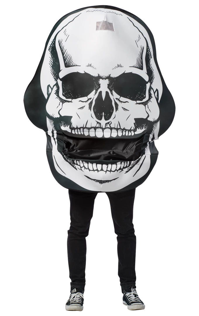 Rasta Imposta Adult Giant Skull Fancy Dress 3 Rasta Imposta Adult Giant Skull Fancy Dress