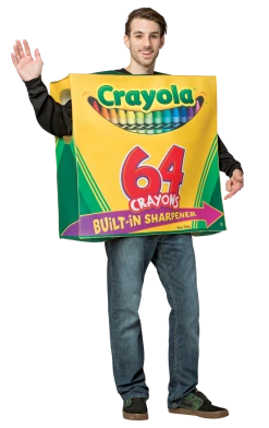 Angels Dist. Crayola Crayons 64 Box Costume