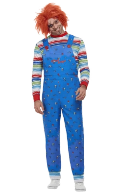 Smiffys Mens Chucky Costume Mens Costumes