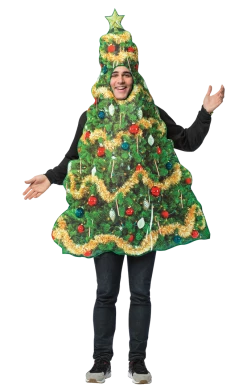 Rasta Imposta Mens Giant Christmas Tree Costume All Themes