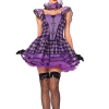 Leg Avenue Purple Parisian Clown Costume All Themes 1 Leg Avenue Purple Parisian Clown Costume All Themes