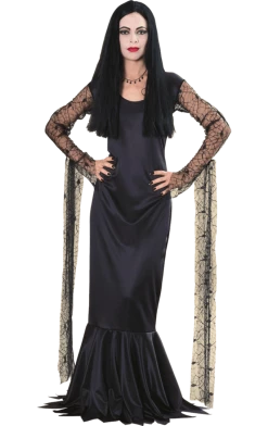 Rubies Adult Morticia Addams Movie Costume