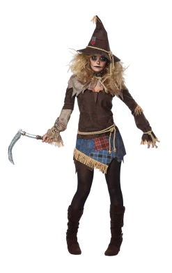 California Costumes All Themes Adult Creepy Scarecrow