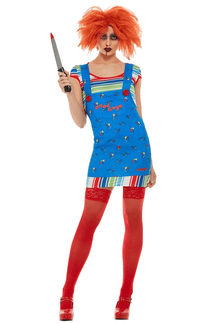 Smiffys All Themes Womens Chucky Costume 3 Smiffys All Themes Womens Chucky Costume