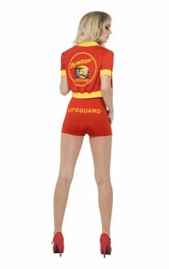 Smiffys Baywatch Costume Official Bodysuit
