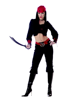 California Costumes All Themes Ladies Gothic Pirate Costume