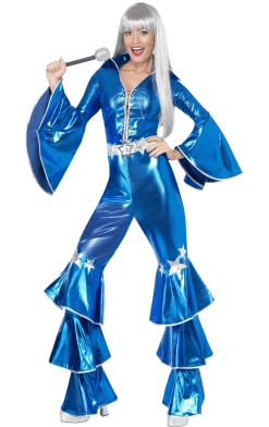 Smiffys Blue Dancing Queen Costume All Themes
