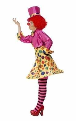 Smiffys Adult Clown Lady Costume All Themes