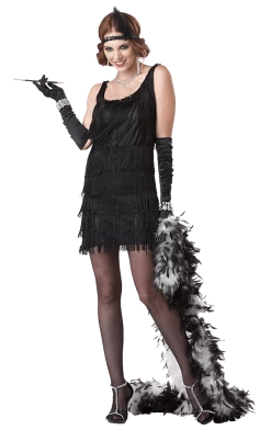 California Costumes Ladies Black Flapper Costume