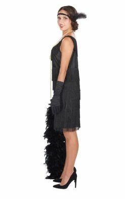 Orion Costumes Womens Costumes 1920s Black Flapper Costume