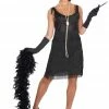 Orion Costumes Womens Costumes 1920s Black Flapper Costume