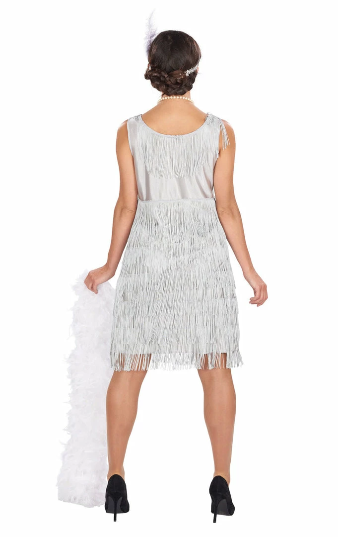 Orion Costumes Womens Costumes 1920s Silver Flapper Costume 5 Orion Costumes Womens Costumes 1920s Silver Flapper Costume