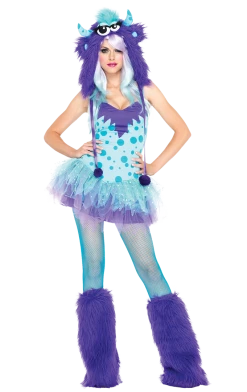 Leg Avenue Dotted Fluffy Monster Costume