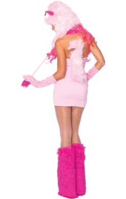 Leg Avenue All Themes Pink Fluff Monster Costume