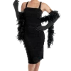 Generic Black Roaring 20s Girl Costume