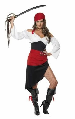 Smiffys Adult Sassy Pirate Wench Costume