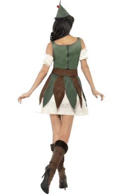 Smiffys All Themes Fever Female Robin Hood Costume