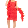 Generic Womens Costumes Roaring 20s Flapper Red Costume