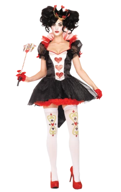 Leg Avenue Womens Regal Queen Of Hearts Costume