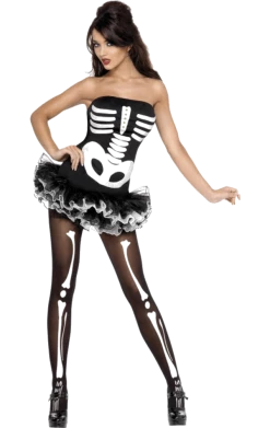 Smiffys All Themes Fever Skeleton Outfit