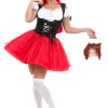 Leg Avenue All Themes Womens Raunchy Red Riding Hood Costume
