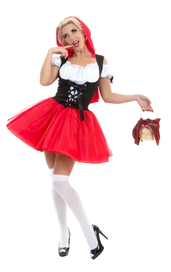 Leg Avenue All Themes Womens Raunchy Red Riding Hood Costume