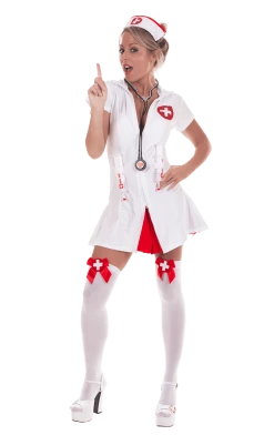 Palmer Adult Say Ahhhh! Nurse Costume All Themes