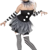 Smiffys All Themes Sinister Pierrot Clown Costume