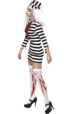 Smiffys Lady Zombie Convict Costume All Themes
