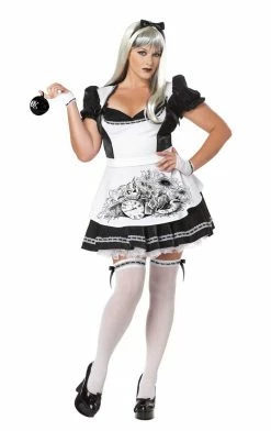 California Costumes Womens Plus Size Dark Alice Halloween Costume