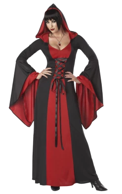 California Costumes Adult Red Halloween Robe Costume All Themes