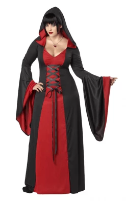 California Costumes Adult Red Hooded Robe Costume (Plus Size) All Themes