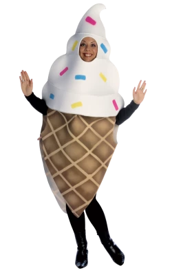 Rasta Imposta Adult Vanilla Ice Cream Costume All Themes