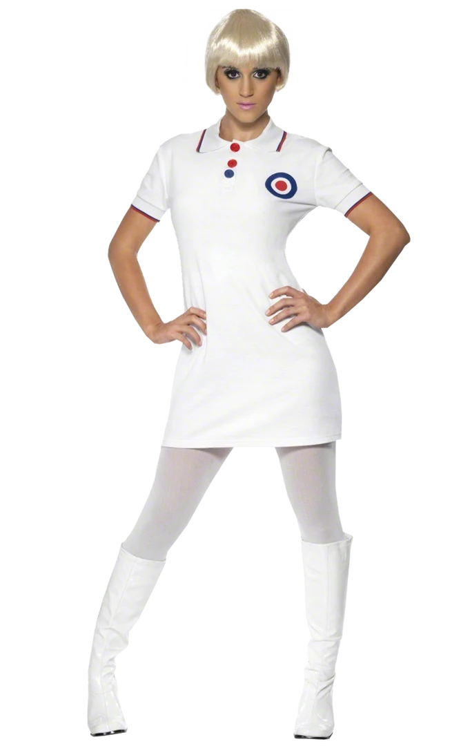 Smiffys Ladies 1960s Mod Costume All Themes 3 Smiffys Ladies 1960s Mod Costume All Themes