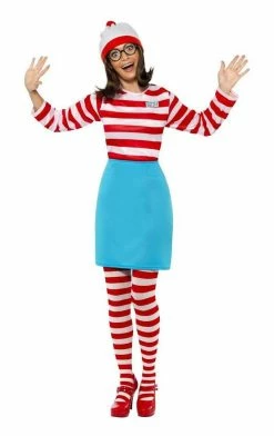 Smiffys Womens Wenda Wheres Wally Costume All Themes