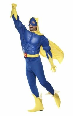 Smiffys Deluxe Bananaman Costume All Themes