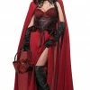 California Costumes Adult Dark Red Riding Hood Costume