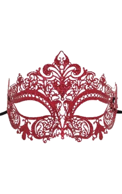 Generic Metal Masquerade Facepiece - Various Colours Masquerade Ball