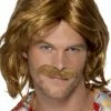 Smiffys 70s Super Trouper Wig And Moustache All Themes