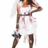 Generic Womens Bloody Bride Halloween Costume 2 Generic Womens Bloody Bride Halloween Costume