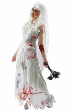Generic Womens Deadly Bride Halloween Costume