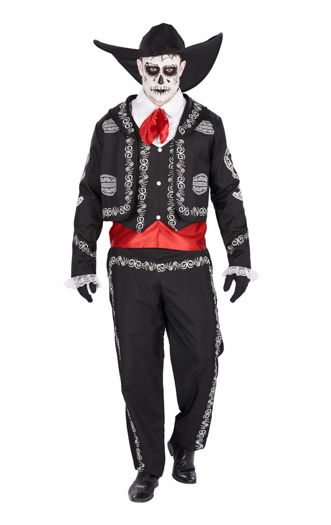 Generic Mens Costumes Mens Mexican Day Of The Dead Costume 3 Generic Mens Costumes Mens Mexican Day Of The Dead Costume