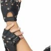 Smiffys All Themes Adult Studded Punk Gloves
