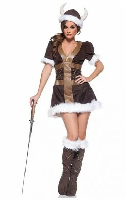 Generic Womens Costumes Adult Viking Princess Costume